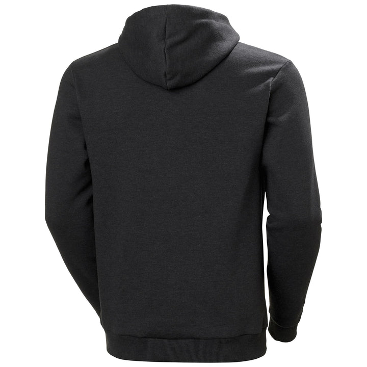 Helly Hansen HHH Workwear Graphic Hoodie Black Melange 2 #colour_black-melange2