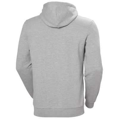 Helly Hansen HHH Workwear Graphic Hoodie Light Grey Melange 2 Rear #colour_light-grey-melange
