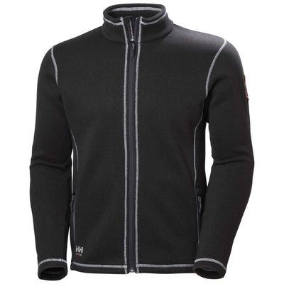 Helly Hansen Hay River Fleece Jacket Black 1 Front #colour_black