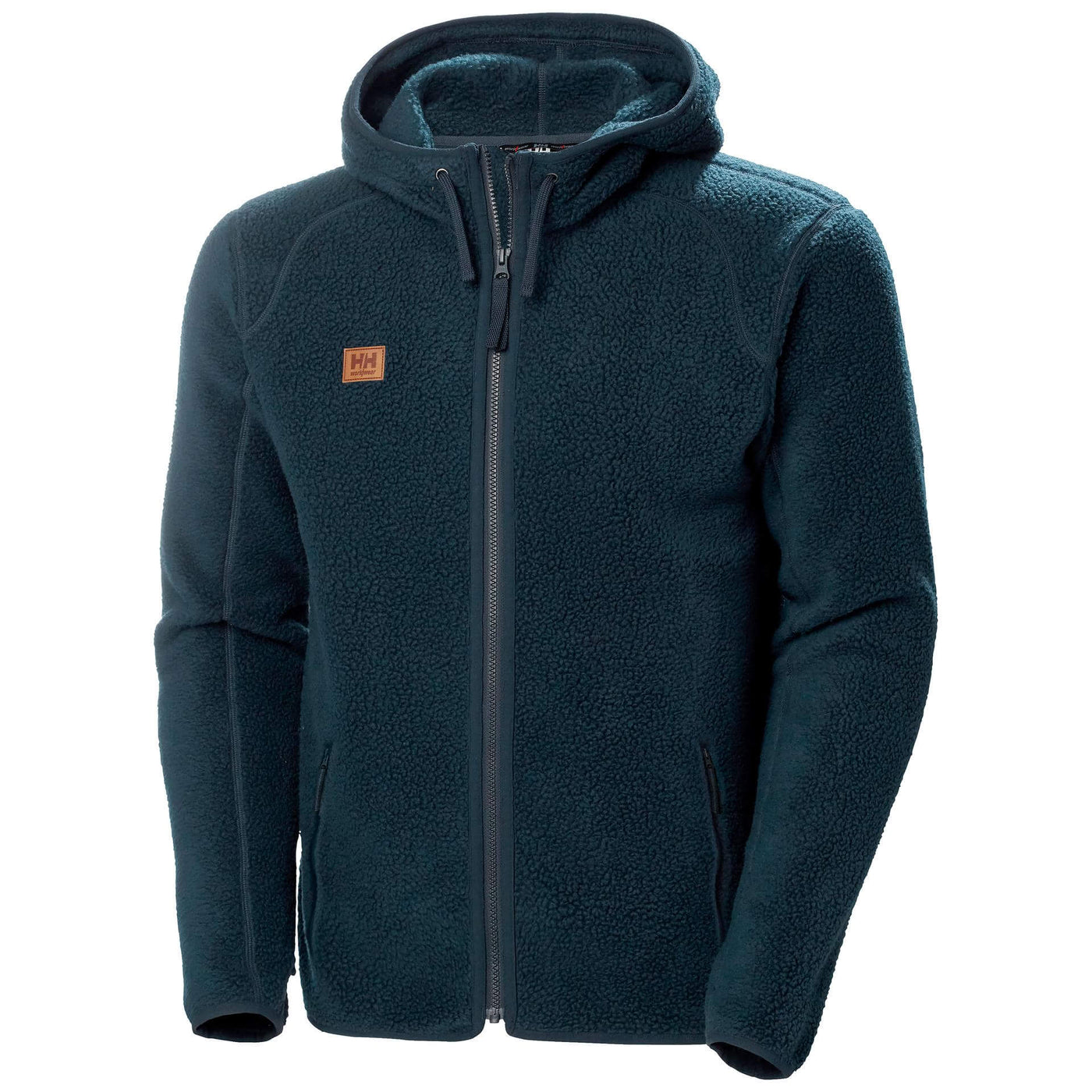 Helly Hansen Heritage Pile Flece Hoodie Navy 1 Front #colour_navy