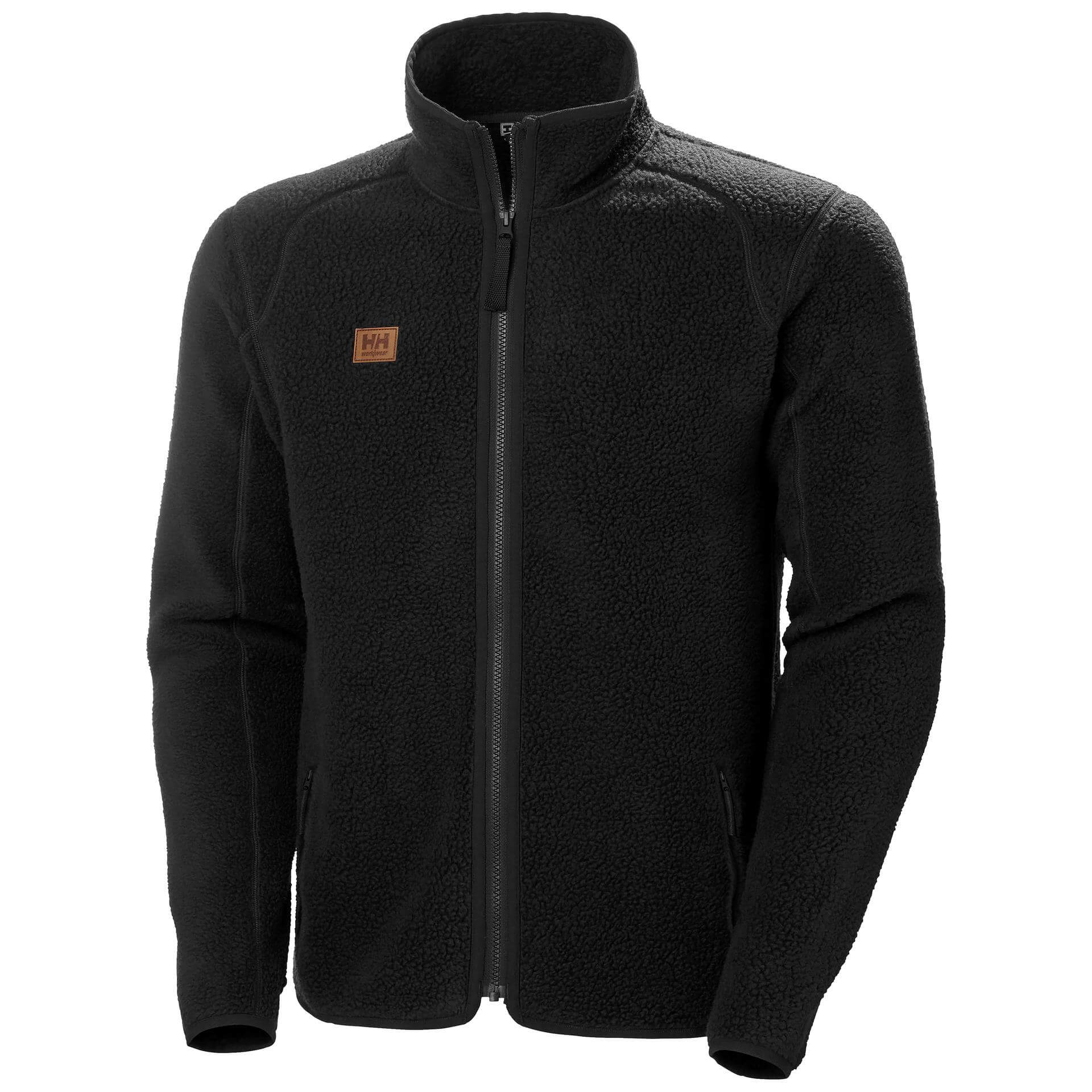 Helly Hansen Heritage Pile Fleece Jacket Black 1 Front #colour_black