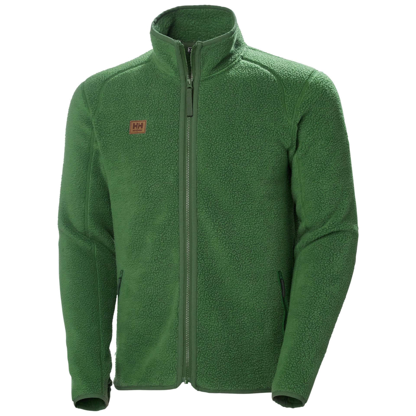 Helly Hansen Heritage Pile Fleece Jacket Green 1 Front #colour_green