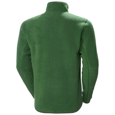 Helly Hansen Heritage Pile Fleece Jacket Green 2 Rear #colour_green