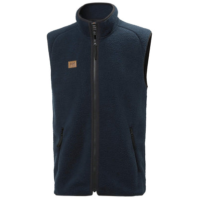 Helly Hansen Heritage Pile Vest Navy Front#colour_navy