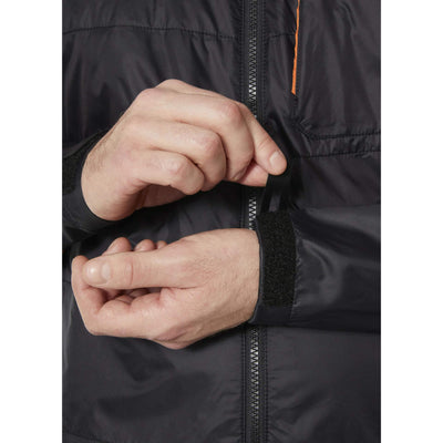 Helly Hansen Kensington Insulated Jacket Black/Dark Orange Feature 2#colour_black-dark-orange