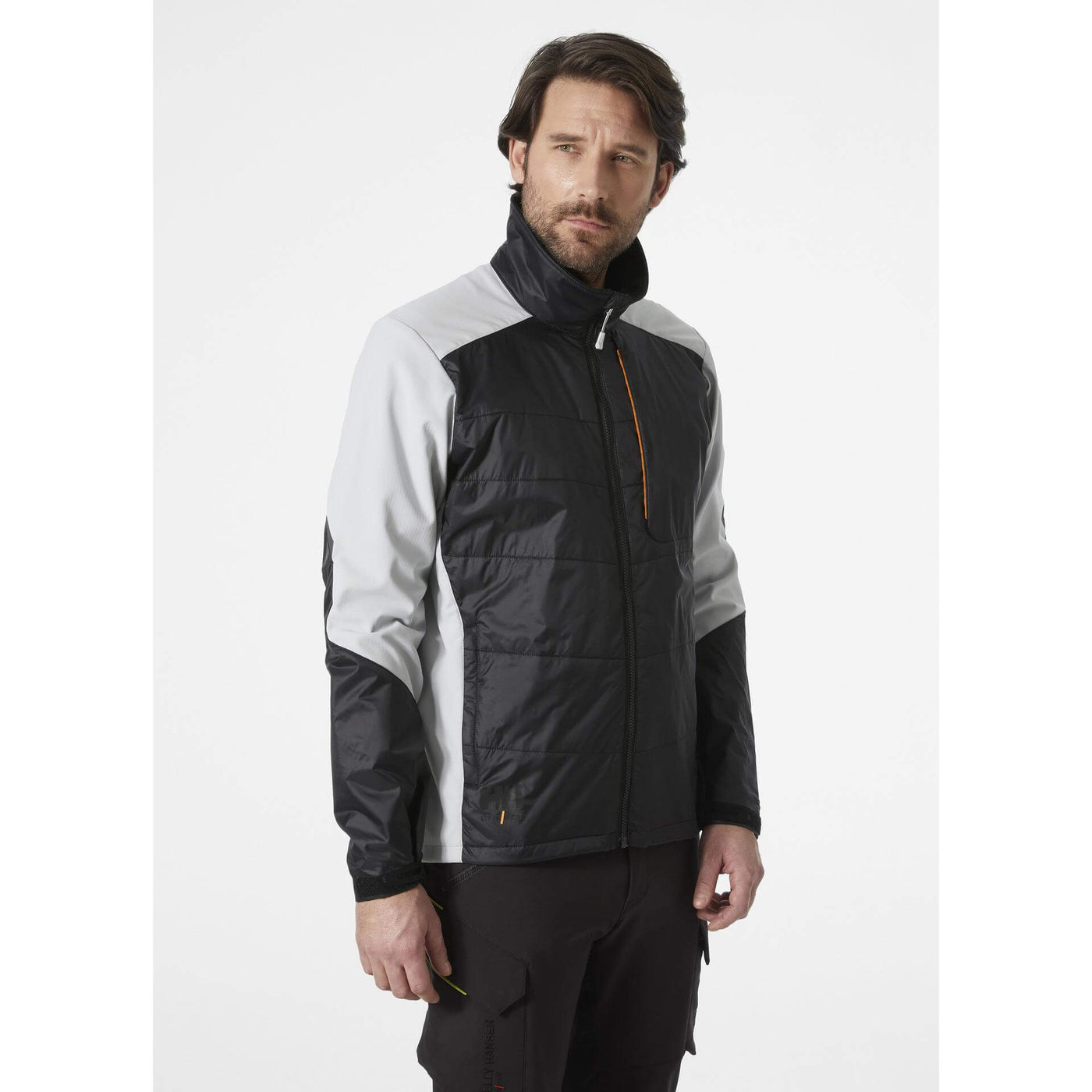 Helly Hansen Kensington Insulated Jacket Black/Grey OnBody 1#colour_black-grey