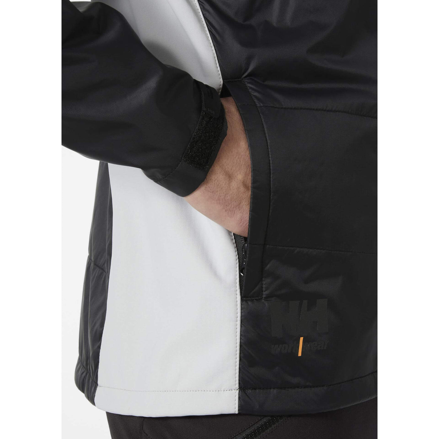 Helly Hansen Kensington Insulated Jacket Black/Grey Feature 1#colour_black-grey