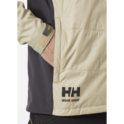 Helly Hansen Kensington Insulated Jacket HH Sandy/Ebony Feature 1#colour_hh-sandy-ebony