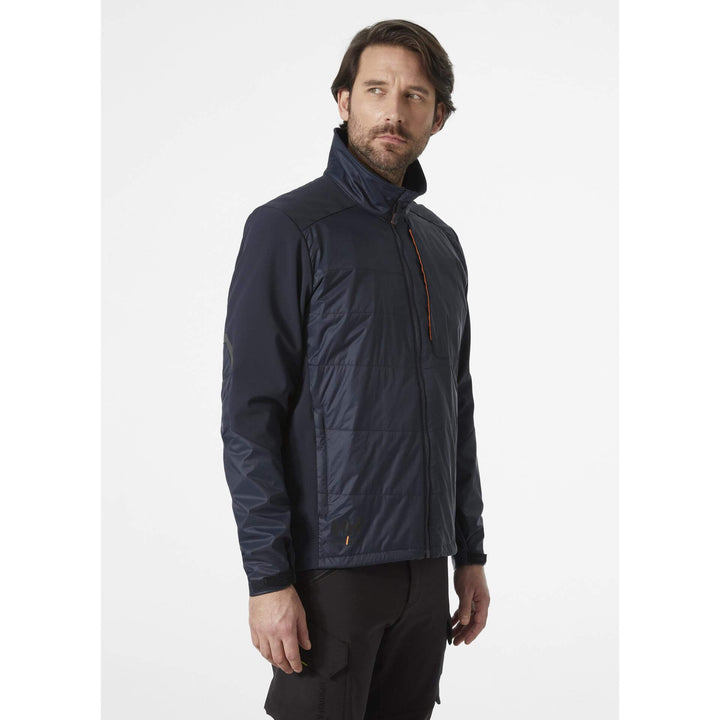 Helly Hansen Kensington Insulated Jacket Navy OnBody 1#colour_navy