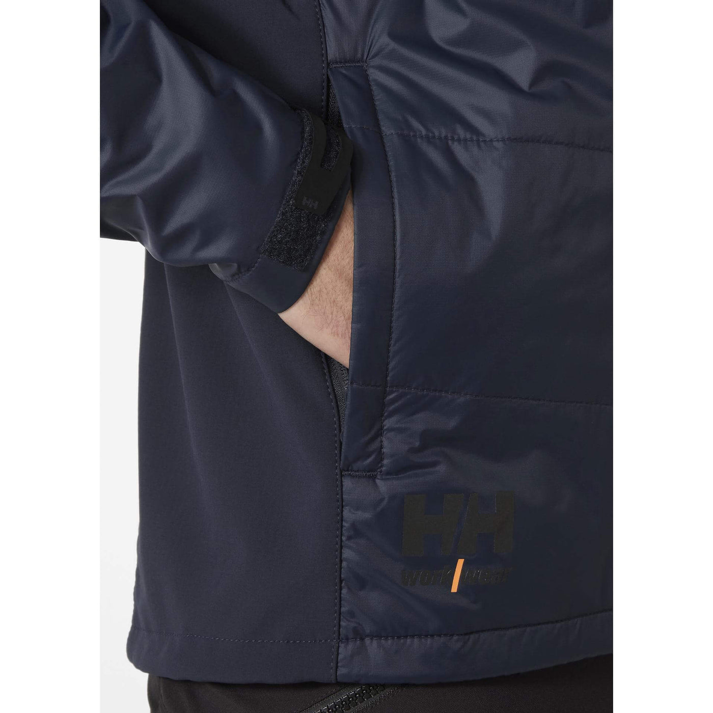 Helly Hansen Kensington Insulated Jacket Navy Feature 1#colour_navy