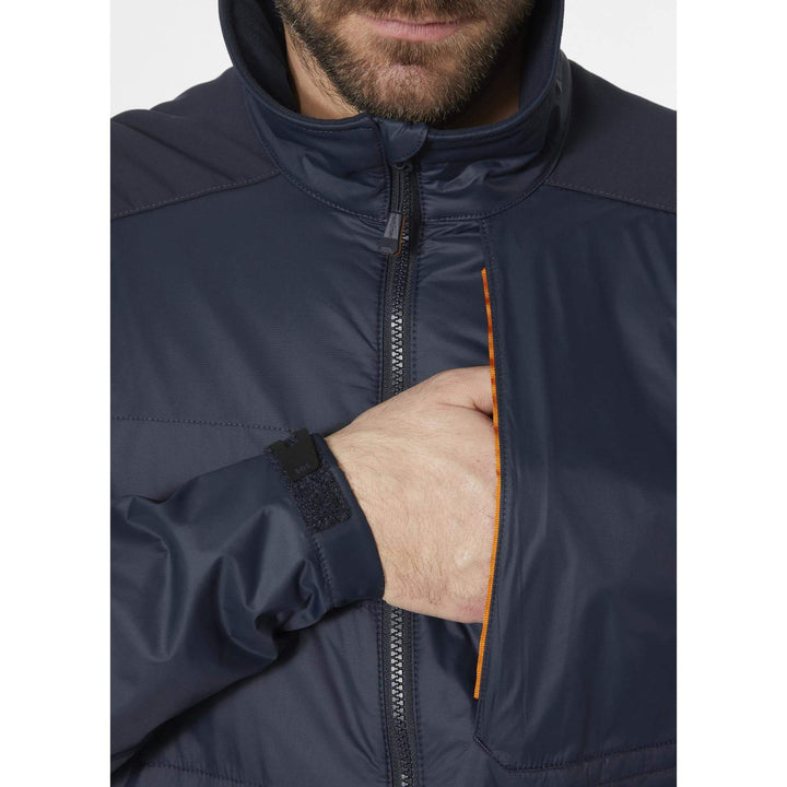 Helly Hansen Kensington Insulated Jacket Navy Feature 2#colour_navy