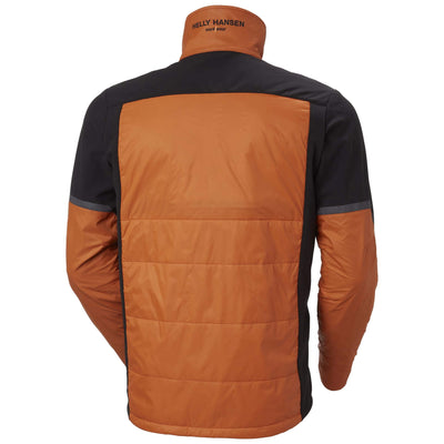 Helly Hansen Kensington Insulated Jacket Orange/Black Back#colour_orange-black