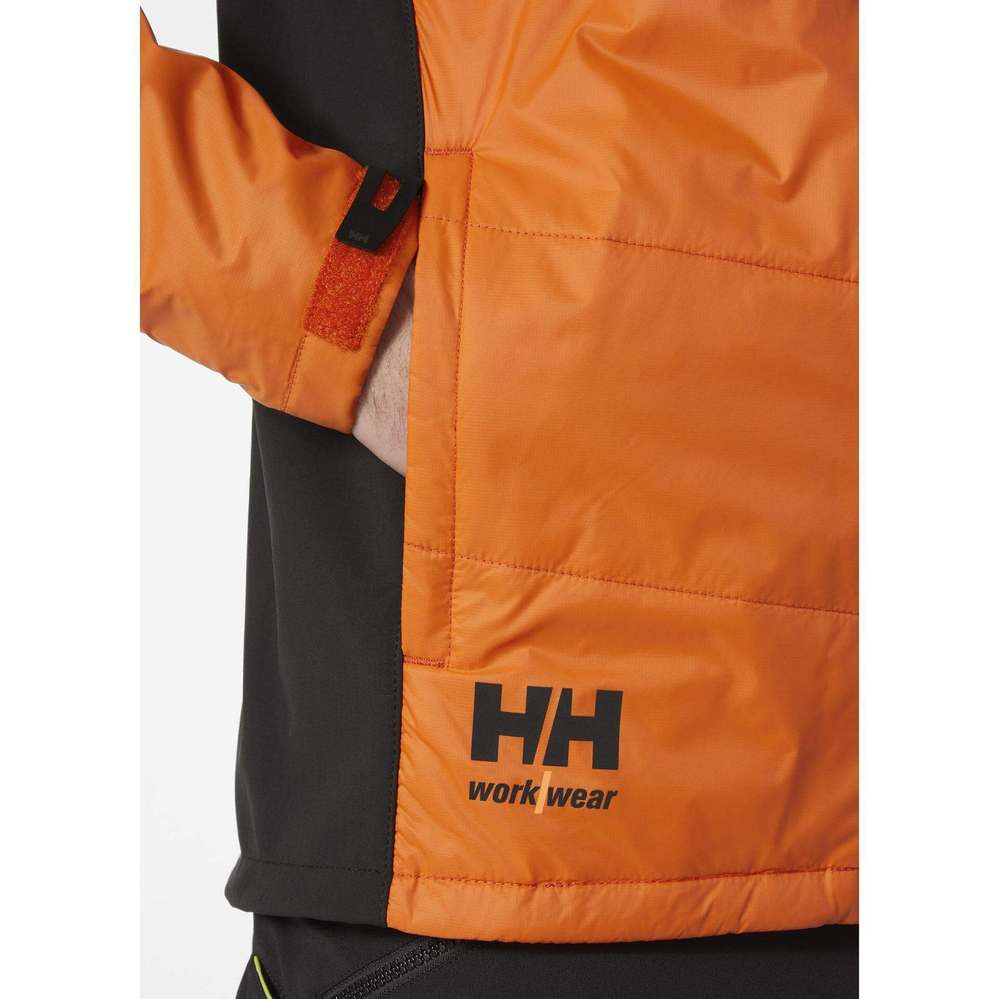 Helly Hansen Kensington Insulated Jacket Orange/Black Feature 1#colour_orange-black