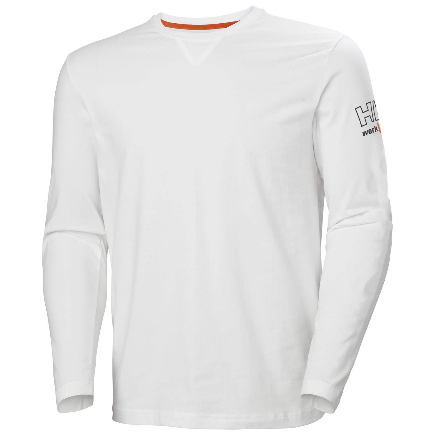 Helly Hansen Kensington Longsleeve T-shirt White 1 Front #colour_white