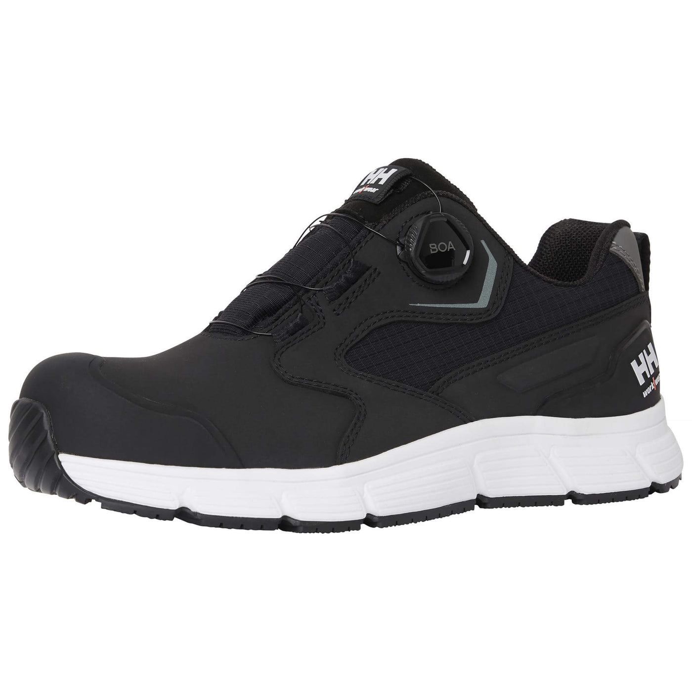 Helly Hansen Kensington MXR Low BOA S3L Composite Toe Safety Shoes Black/White Front#colour_black-white