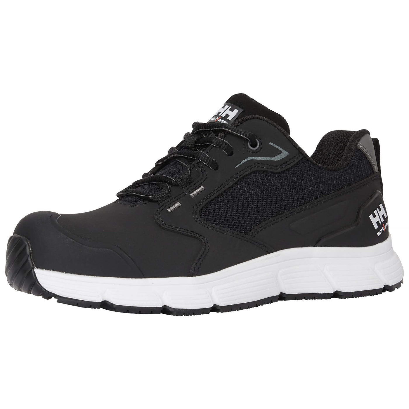 Helly Hansen Kensington MXR Low S3L Composite Toe Safety Shoes Black/White Front#colour_black-white