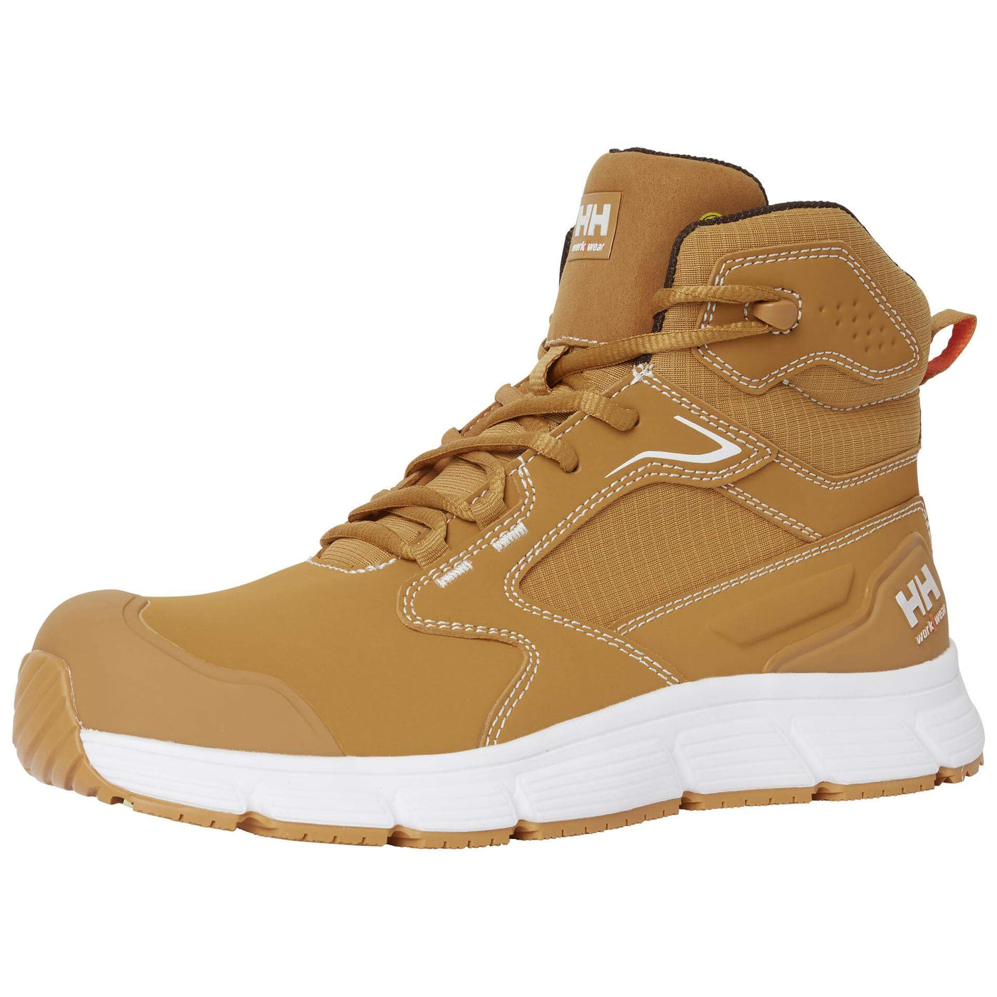Helly Hansen Kensington MXR Mid S3L Composite Toe Safety Boots New Wheat Front#colour_new-wheat