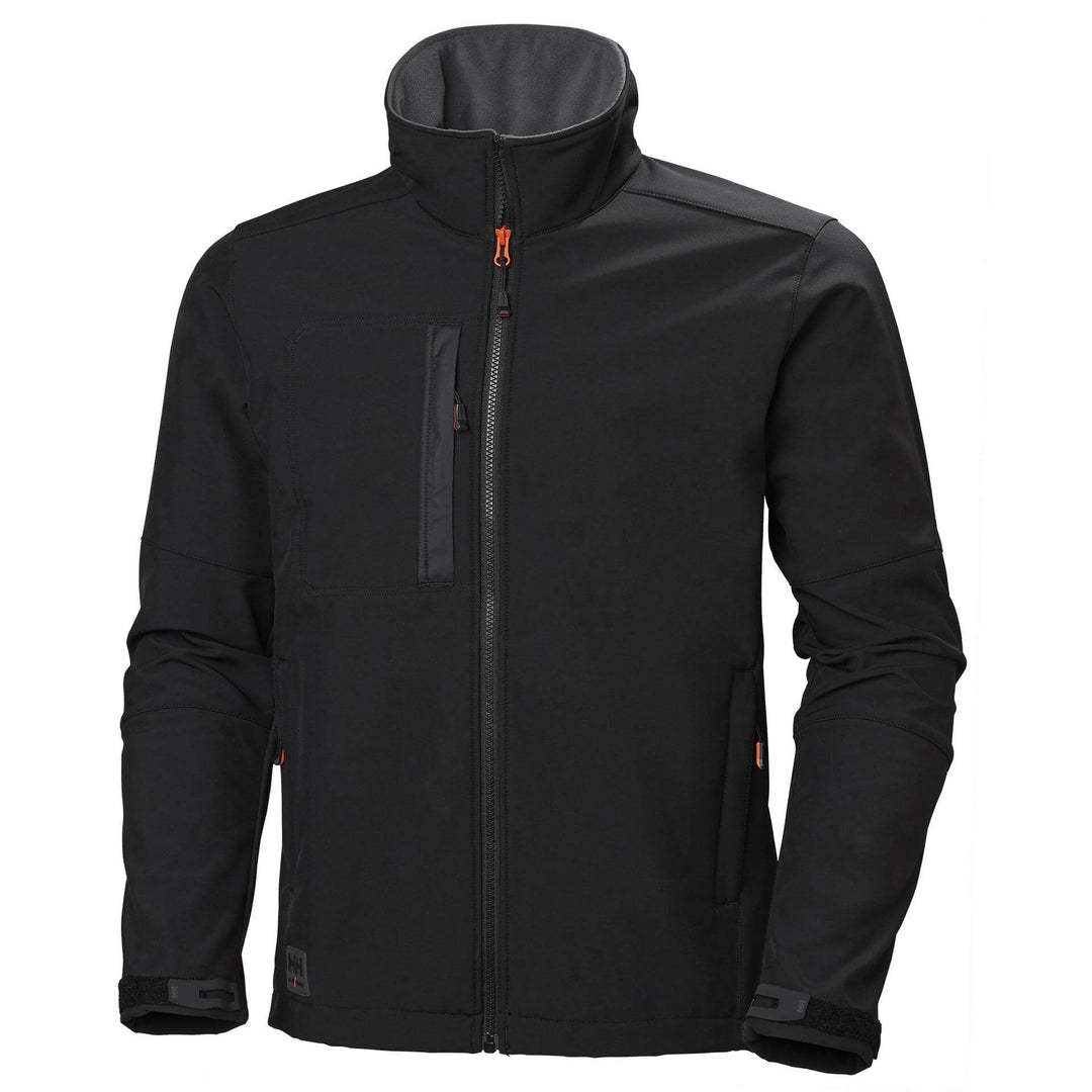 Helly Hansen Kensington Softshell Jacket Black 1 Front #colour_black