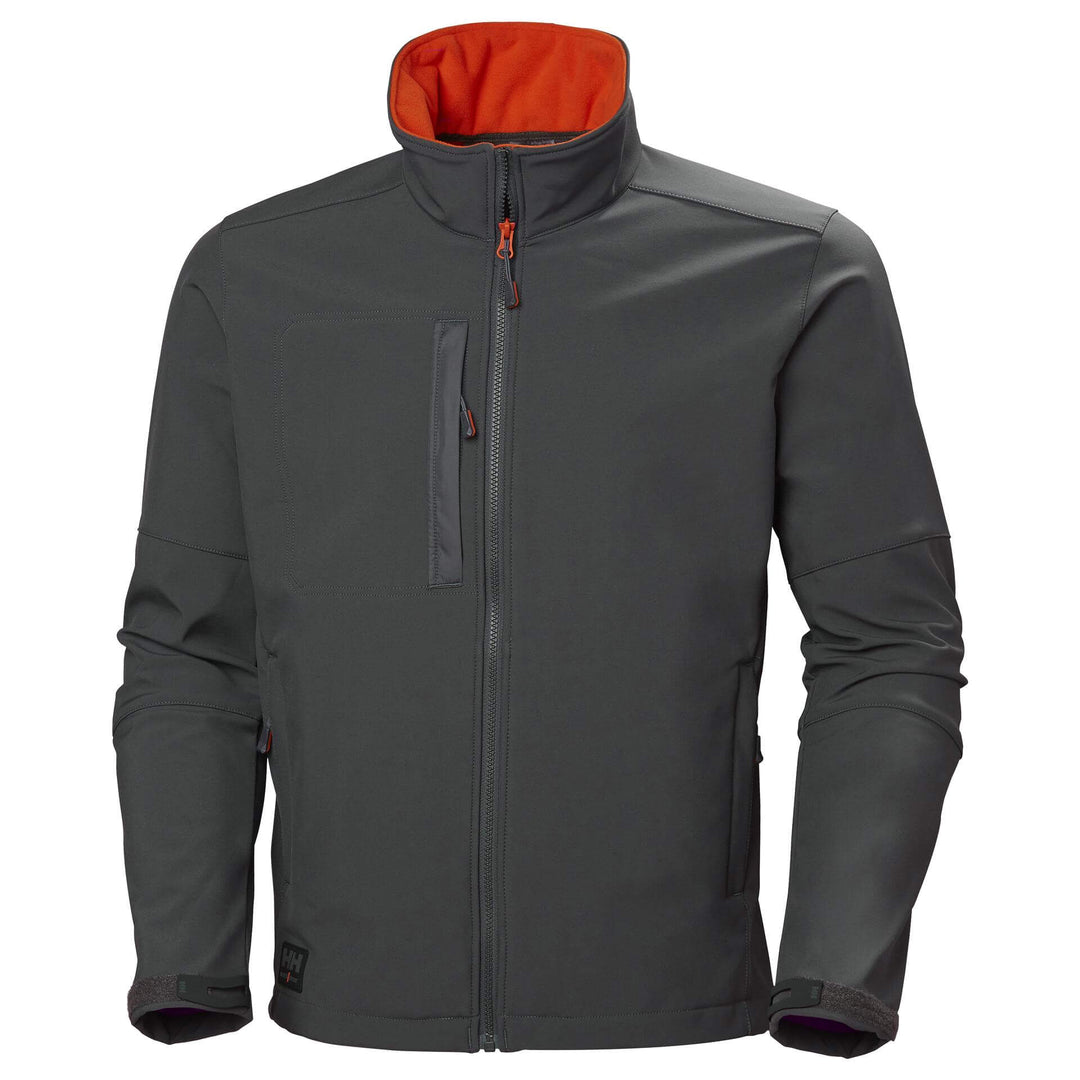 Helly Hansen Kensington Softshell Jacket Dark Grey 1 Front #colour_dark-grey