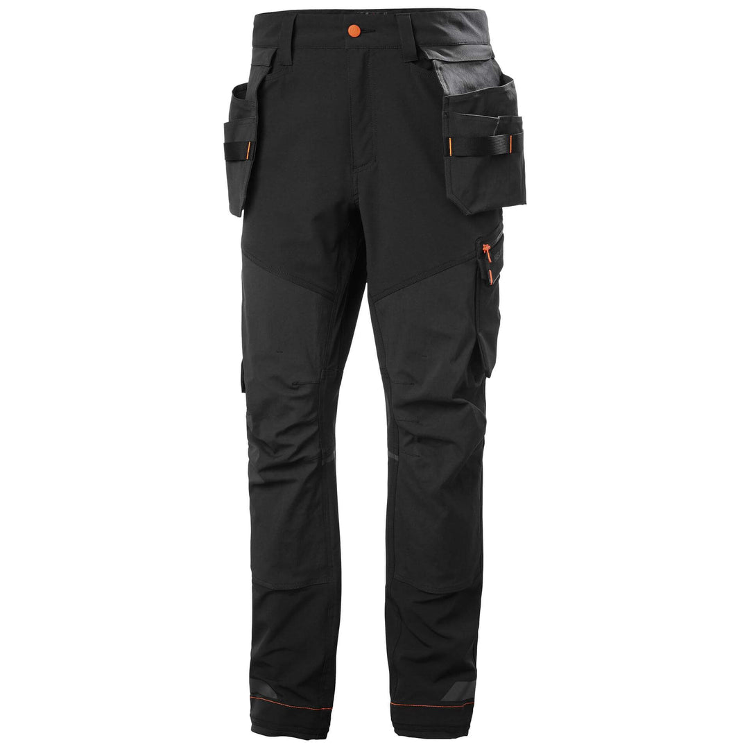 Helly Hansen Kensington Stretch Construction Trousers Black 1 Front #colour_black