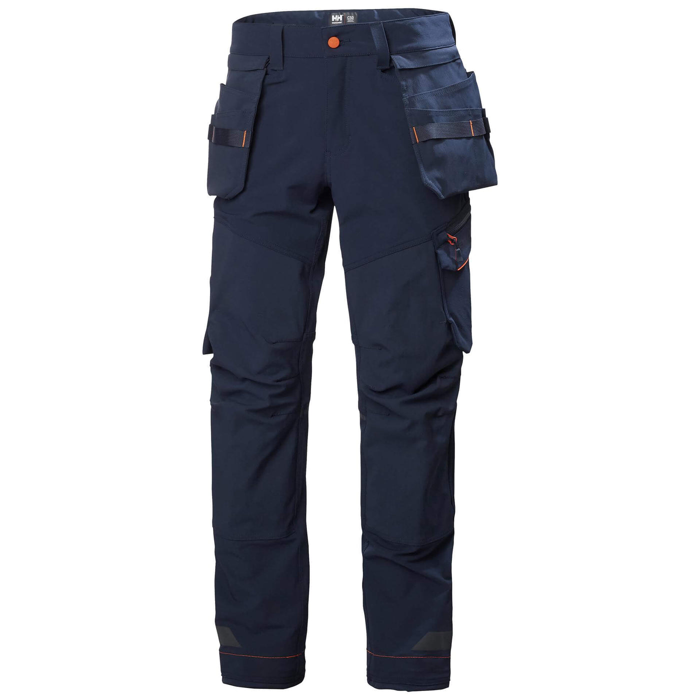 Helly Hansen Kensington Stretch Construction Trousers Navy 1 Front #colour_navy