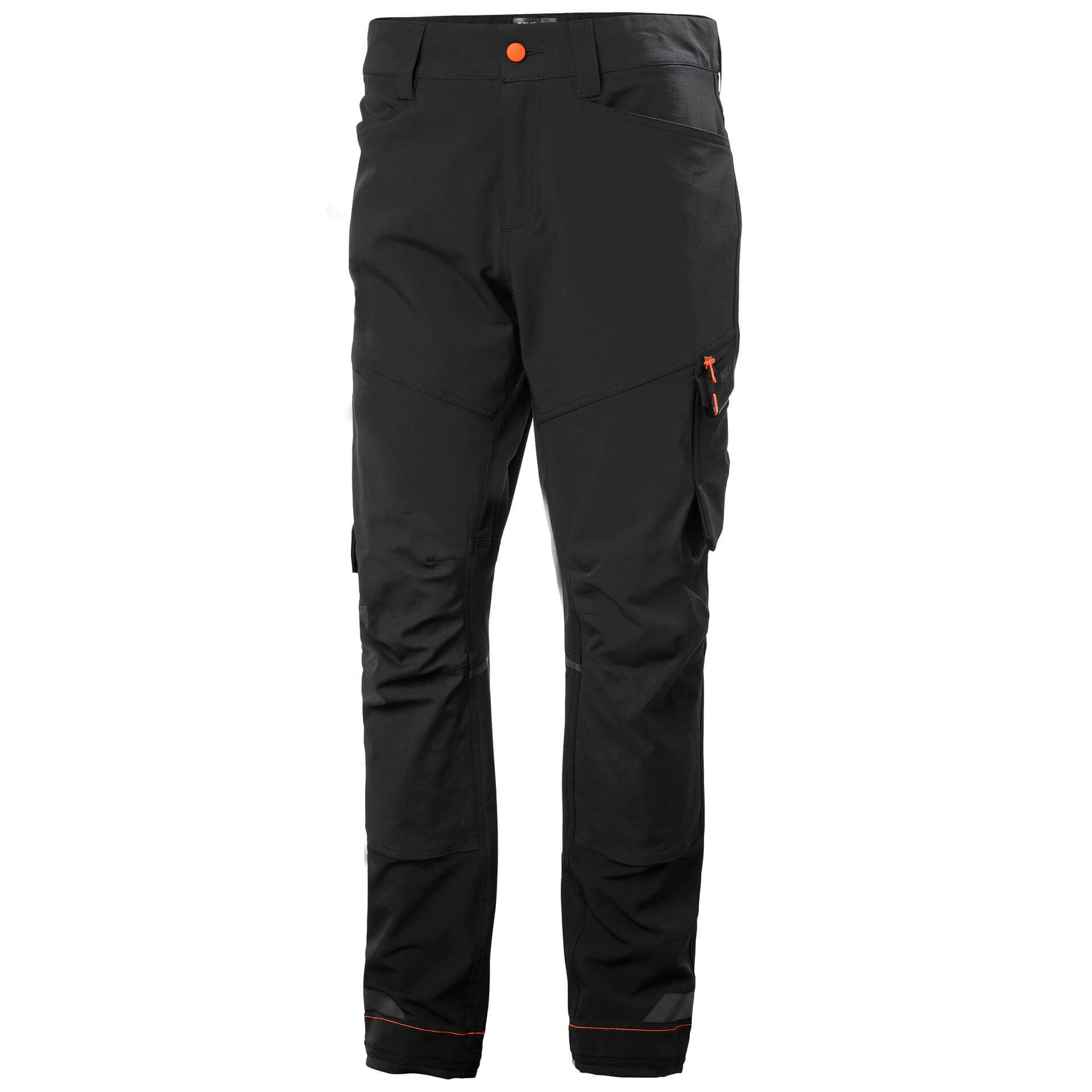 Helly Hansen Kensington Stretch Work Trousers Black 1 Front #colour_black