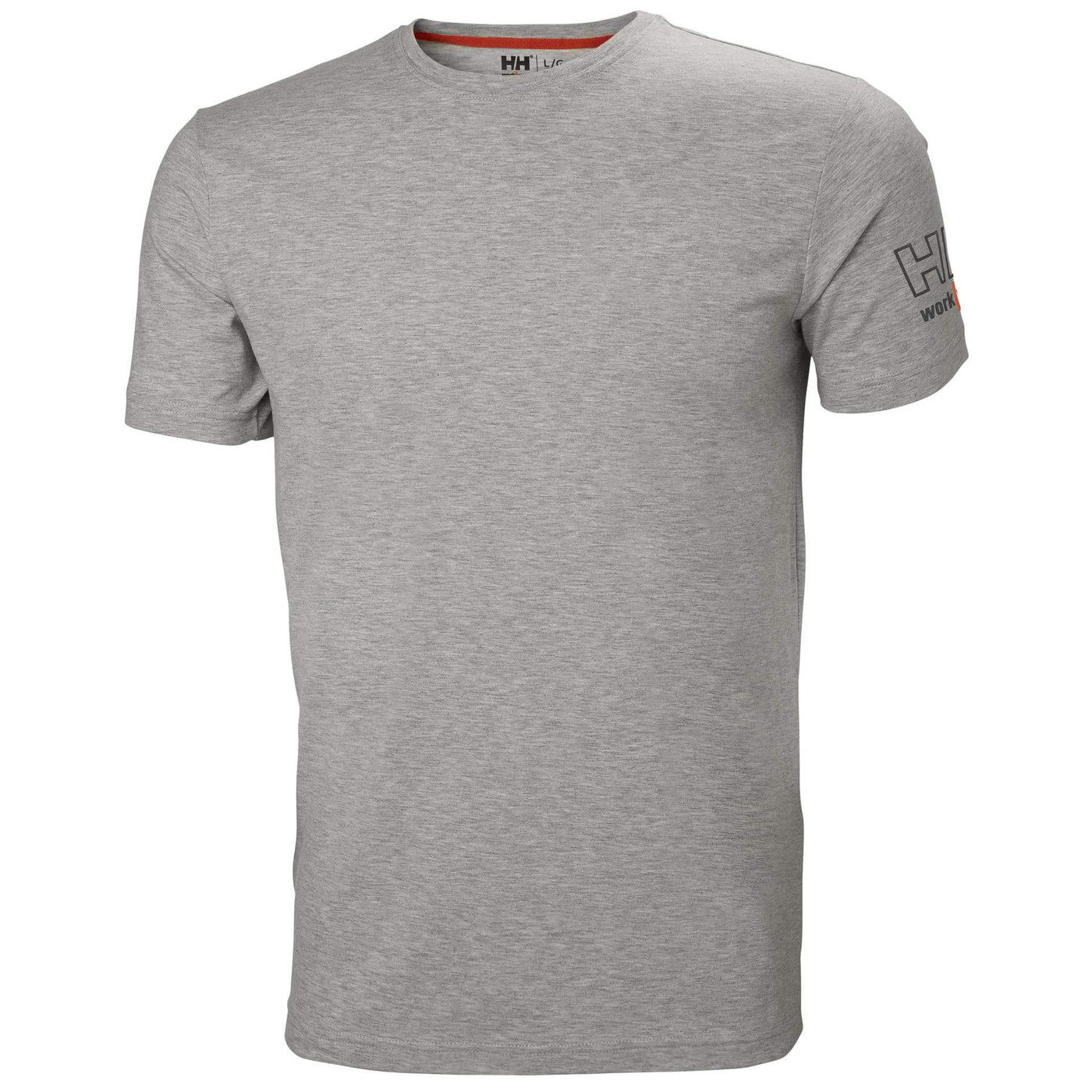 Helly Hansen Kensington T-Shirt Grey Melange Front#colour_grey-melange