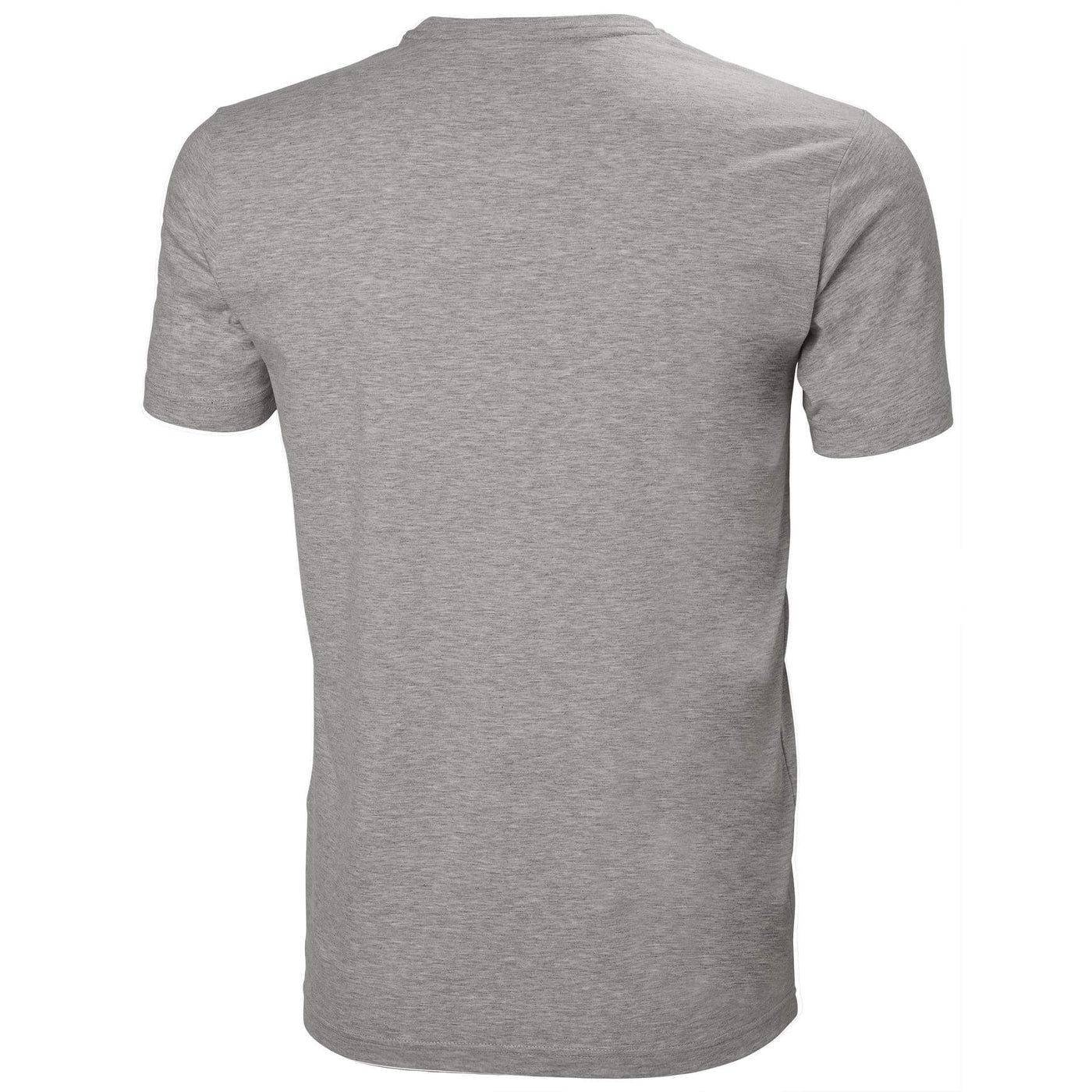 Helly Hansen Kensington T-Shirt Grey Melange Back#colour_grey-melange