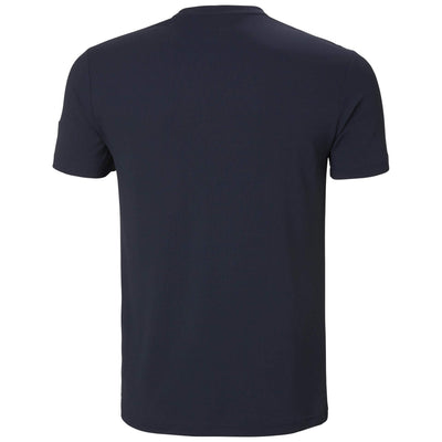 Helly Hansen Kensington Tech Lightweight T-Shirt Navy Back#colour_navy