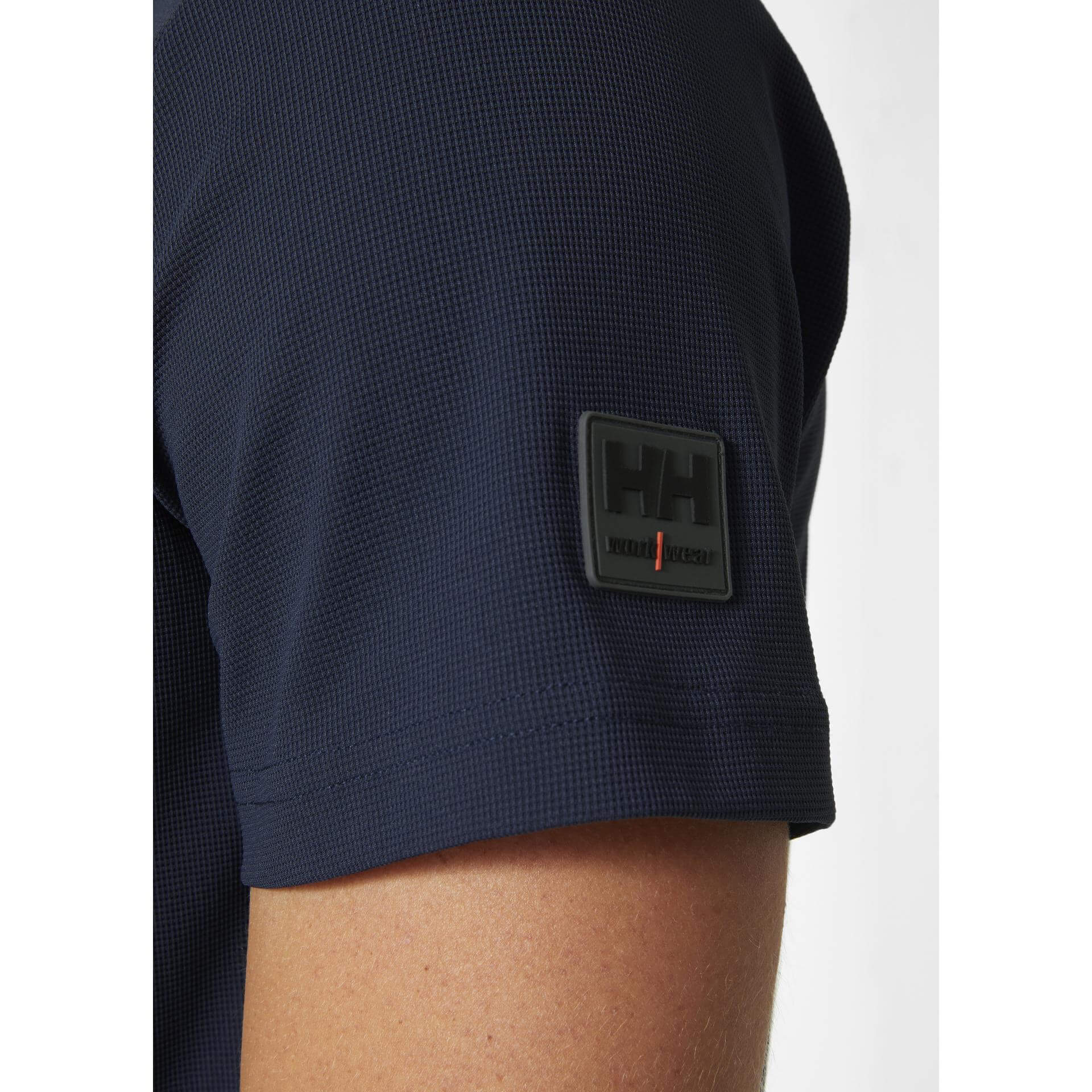 Helly Hansen Kensington Tech Lightweight T-Shirt Navy Feature 1#colour_navy