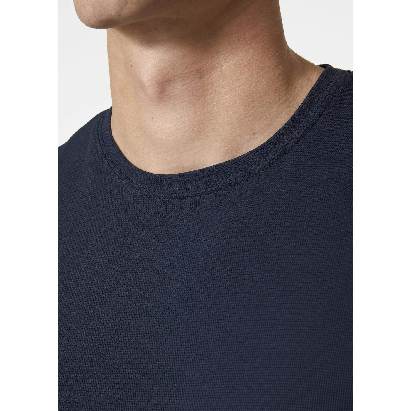 Helly Hansen Kensington Tech Lightweight T-Shirt Navy Feature 2#colour_navy