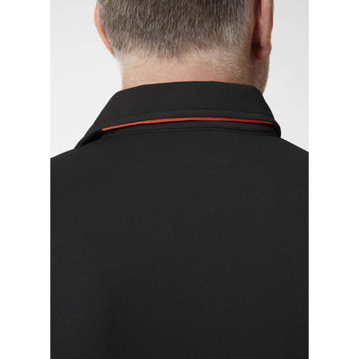 Helly Hansen Kensington Tech Polo Shirt Black 6 Feature 2#colour_black