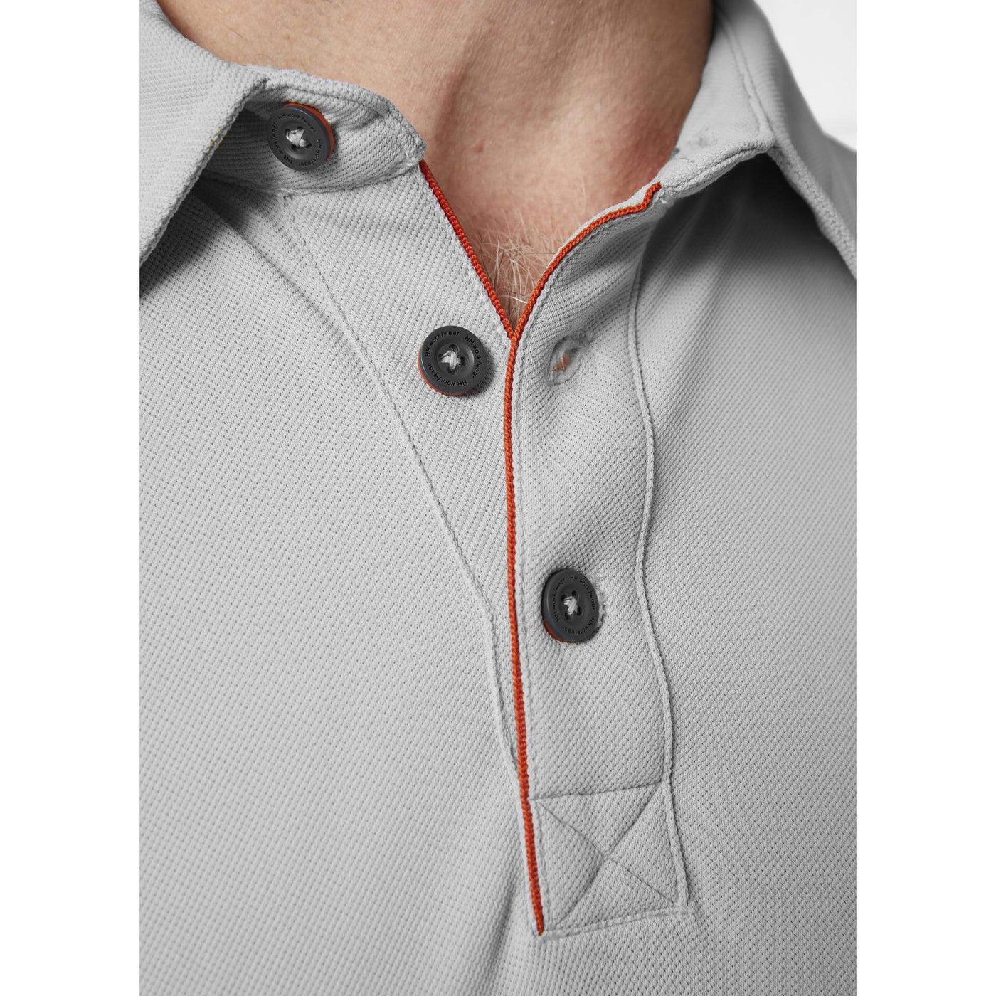 Helly Hansen Kensington Tech Polo Shirt Mid Grey 5 Feature 1#colour_mid-grey