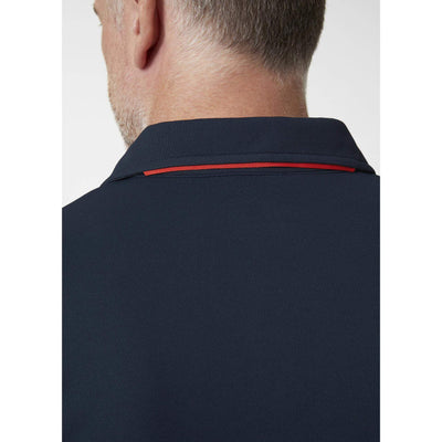 Helly Hansen Kensington Tech Polo Shirt Navy 6 Feature 2#colour_navy