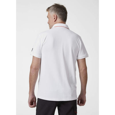 Helly Hansen Kensington Tech Polo Shirt White 4 On Body 2#colour_white