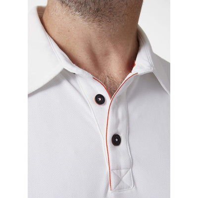 Helly Hansen Kensington Tech Polo Shirt White 6 Feature 2#colour_white
