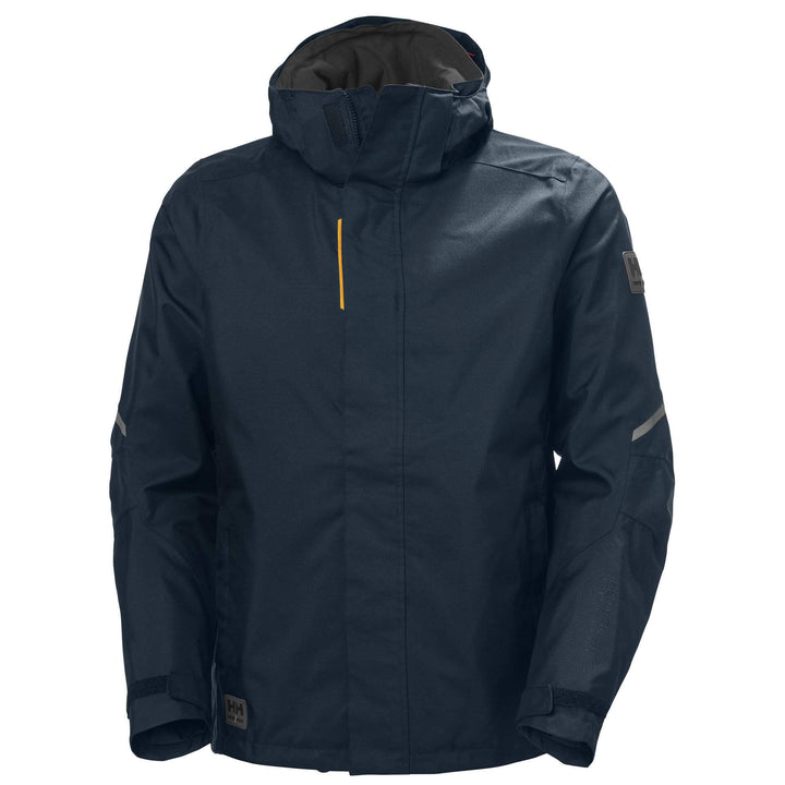 Helly Hansen Kensington Waterproof Shell Jacket Navy 1 Front #colour_navy