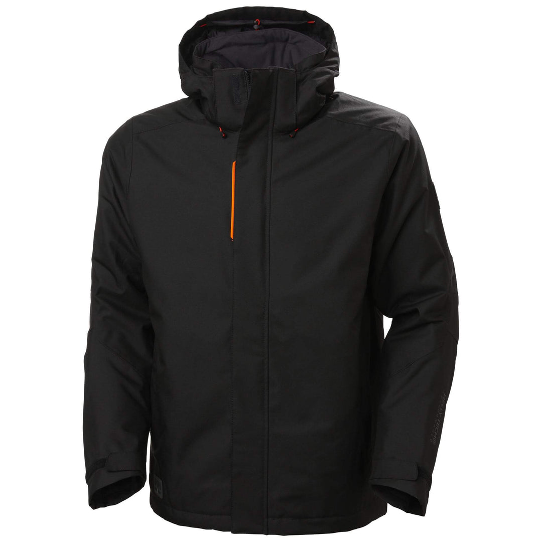 Helly Hansen Kensington Winter Insulated Jacket Black 1 Front #colour_black