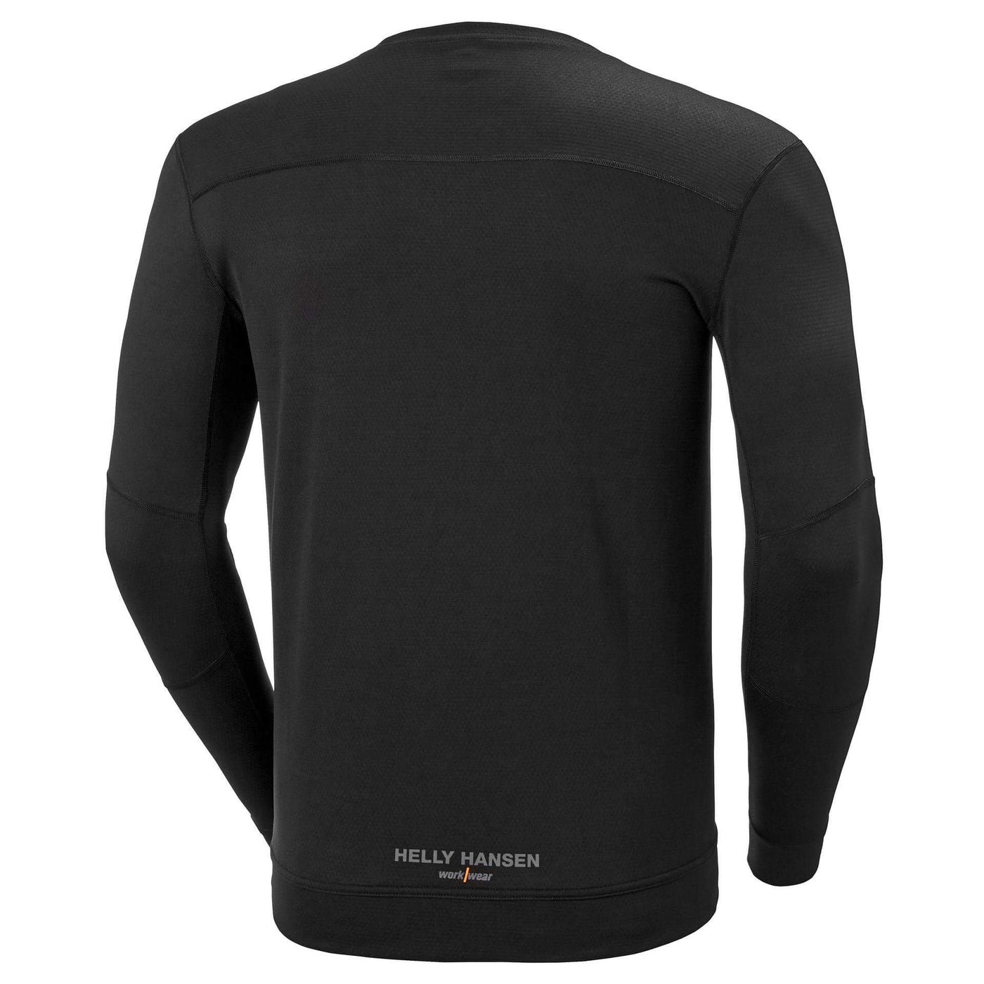 Helly Hansen Lifa Active Baselayer Crewneck Long Sleeve T-Shirt Black 2 Rear #colour_black