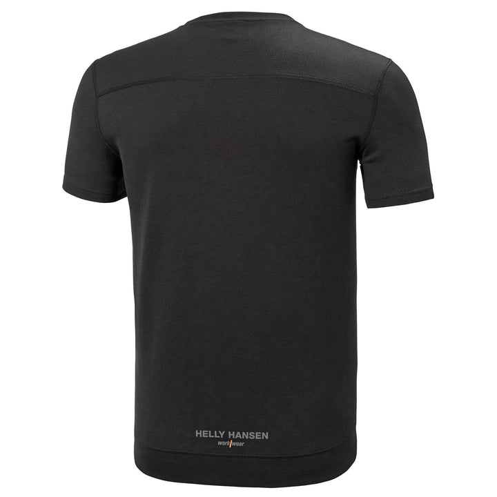 Helly Hansen Lifa Active Baselayer T-Shirt Black 2 Rear #colour_black