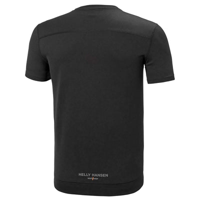 Helly Hansen Lifa Active Baselayer T-Shirt Black 2 Rear #colour_black