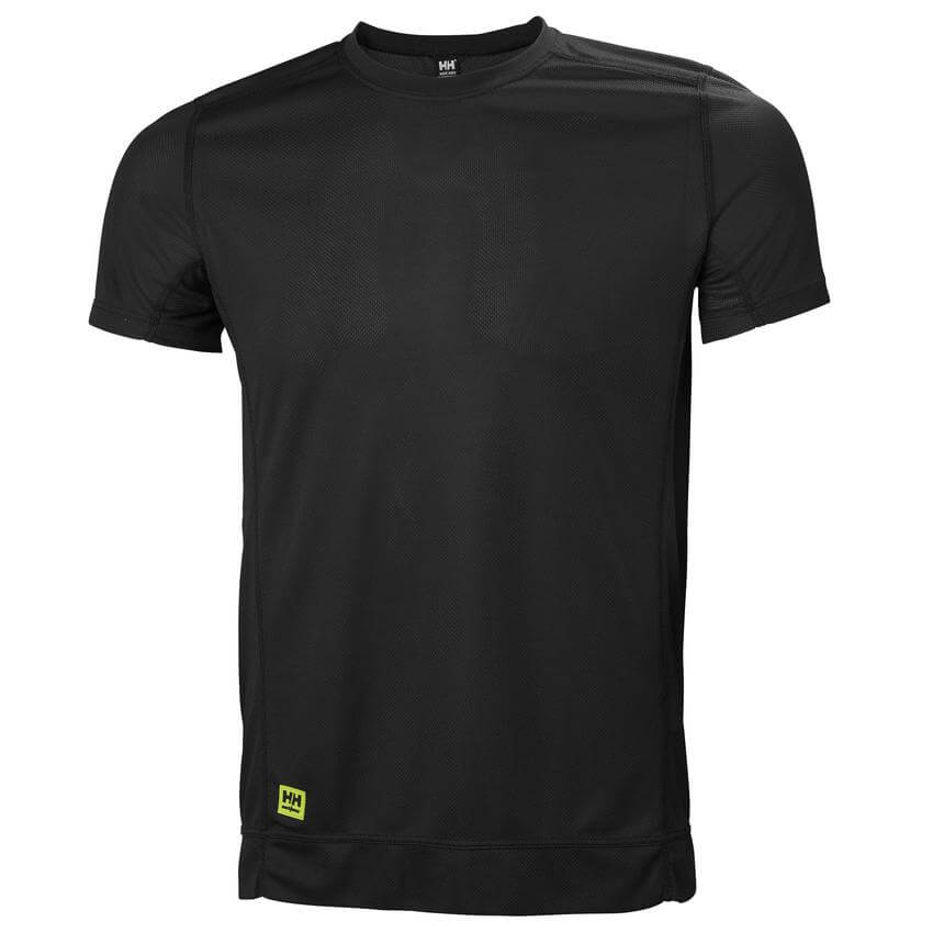 Helly Hansen Lifa Baselayer T-Shirt Black 1 Front #colour_black
