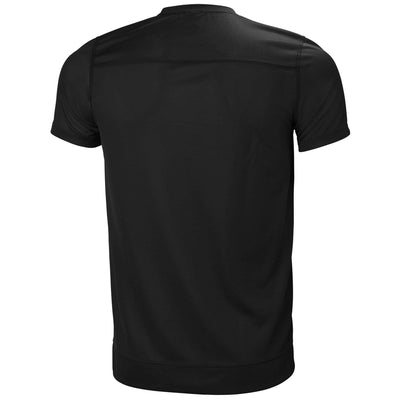 Helly Hansen Lifa Baselayer T-Shirt Black 2 Rear #colour_black