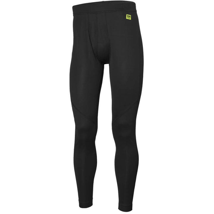 Helly Hansen Lifa Baselayer Trousers Black 1 Front #colour_black