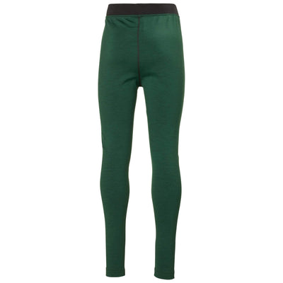 Helly Hansen Lifa Merino Baselayer Trousers Green/Ebony 2 Rear #colour_green-ebony