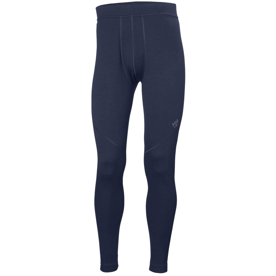 Helly Hansen Lifa Merino Baselayer Trousers Navy 1 Front #colour_navy