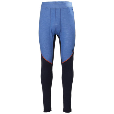 Helly Hansen Lifa Merino Baselayer Trousers Navy/Stone Blue 1 Front #colour_navy-stone-blue
