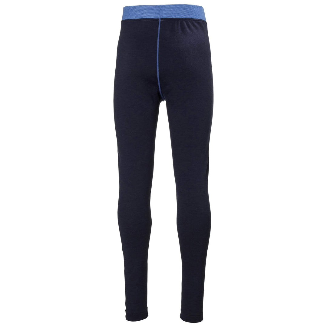 Helly Hansen Lifa Merino Baselayer Trousers Navy/Stone Blue 2 Rear #colour_navy-stone-blue