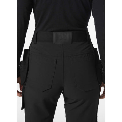 Helly Hansen Luna 4X Womens 4-Way-Stretch Construction Trousers Black Feature 3#colour_black