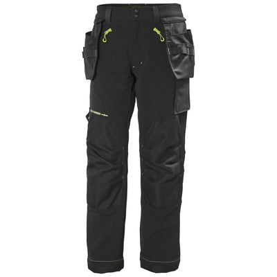 Helly Hansen Magni Construction Stretch Trousers Black 1 Front #colour_black